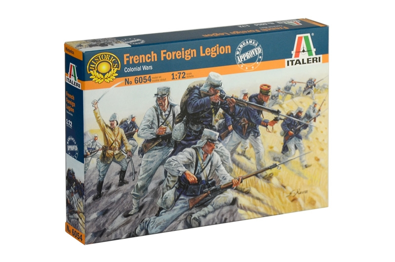 1/72 French Foreign Legion soldatini in plastica da colorare modellismo Nuovi