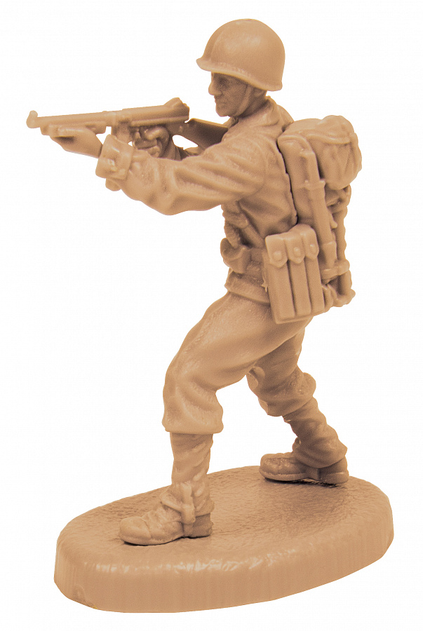 1/72 American Infantry 1941-1945 Zvezda in plastica da colorare 